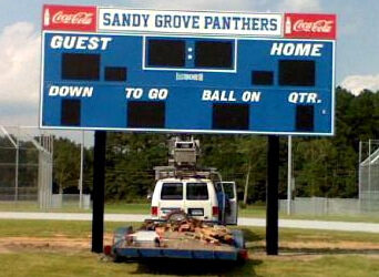 Sandy Grove Score Board