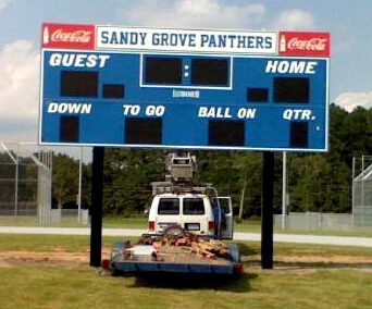 Sandy Grove Score Board