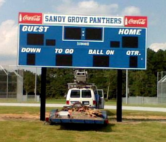 Sandy Grove Score Board