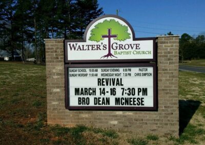 Walters Grove Church Sign